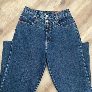 Lawman Western High Waisted 80s Denim Jeans Size 11